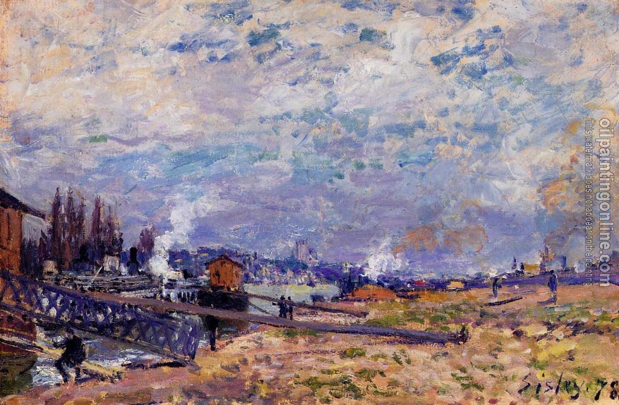 Sisley, Alfred - The Seine at Grenelle